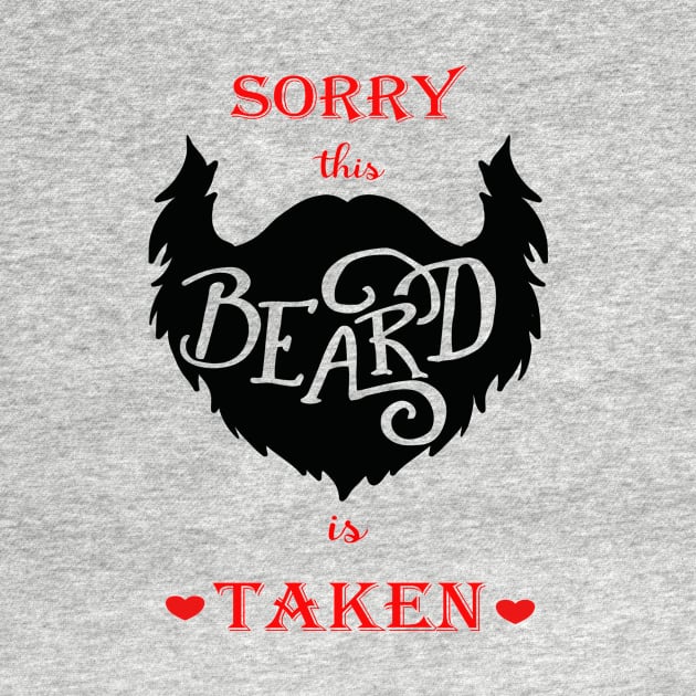 Sorry this beard is taken, heart design by Pattycool